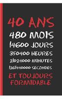 40 ANS Et Toujours Formidable