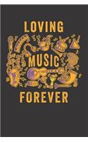 Music Musical Instrument Notebook Journal: Music Musical Instrument Notebook Journal Gift College Ruled 6 x 9 120 Pages