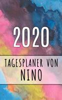 2020 Tagesplaner von Nino: Personalisierter Kalender für 2020 mit deinem Vornamen