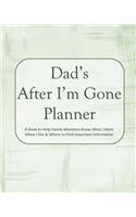 Dad's After I'm Gone Planner