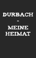 Durbach: Notizen für deine Stadt - Dein Planer - Notizblock A5 120 Seiten - Weiße Seiten mit Rahmen