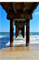Under the Pier at Low Tide Ocean Journal: 150 Page Lined Notebook/Diary