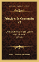 Principes de Grammaire V2