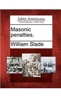 Masonic Penalties.