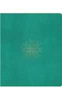 ESV Journaling Bible (Trutone, Teal, Resplendent Cross Design)