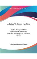 Letter To Ernest Hawkins