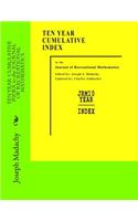 TEN YEAR CUMULATIVE INDEX to the JOURNAL OF RECREATIONAL MATHEMATICS