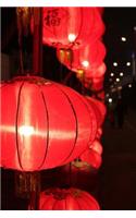 Beautiful Red Chinese Lanterns Journal: 150 Page Lined Notebook/Diary