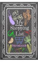 My Shopping List Notebook