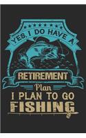 Yes i do have a retirement plan i plan to go fishing