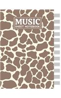Music Sheet Notebook