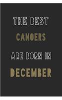 The Best canoers are Born in December journal
