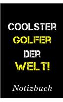 Coolster Golfer Der Welt Notizbuch