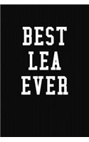 Best Lea Ever: Personalized First Name Journal Notebook