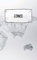 Congo: Dotted Travel Diary Notebook or Journey Dotted Grid Journal - Holiday Trip Pocketbook for Men and Women with Dots