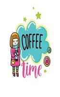 Coffee Time: Smile Design pocket Notebook Journal Composition Book and Diary for Girls and Boys - cute Unique Gift Idea Sketchbook for your Partner Lover Wife Hu