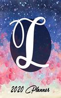 2020 Planner: and Calendar - Initial L -Business, Professional and Personal Diary with Monogram - Keep All Appointments In One Place - Plenty Of Space For Each Da