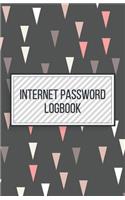 Internet Password Logbook-Small Size Alphabetical Password Notebook Organizer-5.5"x8.5" 120 pages Book 2: Keep Track of Usernames Passwords Websites-Blank Tabs Personal Password Keeper