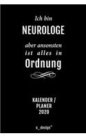 Kalender 2020 für Neurologen / Neurologe / Neurologin