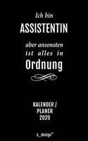 Kalender 2020 für Assistenten / Assistent / Assistentin