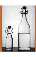 Glass Bottles: 150 Page Large Softback Notebook Journal