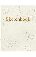 Sketchbook: Personalized Artist Sketchbook, Notebook: Blank Paper for Drawing, Creative Doodling or Sketching