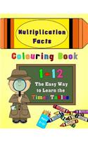 Multiplication Facts Colouring Book 1-12