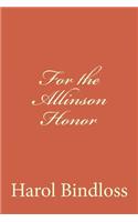 For the Allinson Honor