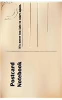 Postcard Notebook: Postcard Notebook - A5 Lined Notebook, Cream paper, A5 Size (5.5 x 8.5 inches), 100 pages (50 sheets)