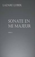 Sonate en mi majeur: Opus I
