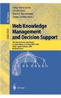 Web Knowledge Management and Decision Support: 14th International Conference on Applications of Prolog, Inap 2001, Tokyo, Japan, October 20-22, 2001, Revised Papers