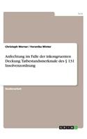 Anfechtung im Falle der inkongruenten Deckung. Tatbestandsmerkmale des § 131 Insolvenzordnung