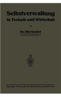 Selbstverwaltung in Technik Und Wirtschaft