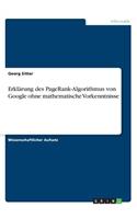 Erklärung des PageRank-Algorithmus von Google ohne mathematische Vorkenntnisse