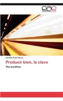 Producir bien, la clave