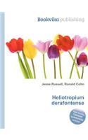 Heliotropium Derafontense: (English)