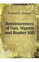 Reminiscences of Gen. Warren and Bunker Hill: (English)