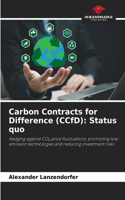 Carbon Contracts for Difference (CCfD): Status quo