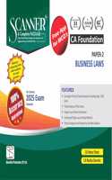 Business Laws (Paper 2 | CA Foundation) Scanner - Including questions and solutions | 2023 Syllabus | Applicable for January 2025 Exam | Green Edition