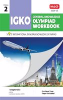 MTG International General Knowledge Olympiad (IGKO) Workbook for Class 2 - MCQs & Achievers Section - SOF IGKO Olympiad Preparation Books For 2024-2025 Exam