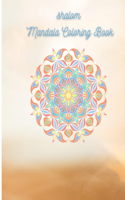 shalom Mandala Coloring Book