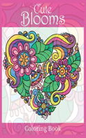 Cute Blooms Coloring Book