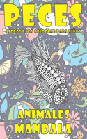 Libros para colorear para niños - Mandala - Animales - Peces