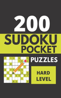 200 Sudoku Pocket Puzzles - Hard Level: Pocket Sudoku Puzzle Books For Adults, Travel Sudoku, Hard Sudoku Books For Adults, Sudoku 200, Sudoku Challenge For Adults ( Activity Book For Adul