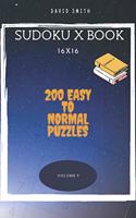 Sudoku X Book - 200 Easy to Normal Puzzles 16x16 vol.9