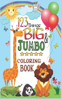 123 things BIG & JUMBO Coloring Book