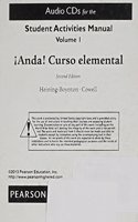 Audio CDs for Student Activities Manual for Anda! Curso Elemental, Volume 1