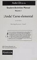 Audio CDs for Student Activities Manual for ¡Anda! Curso elemental, Volume 1
