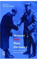 Weimar and Nazi Germany: Continuities and Discontinuities