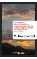 Engineering Applications of Higher Mathematics